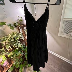 AERIE SUN DRESS BLACK